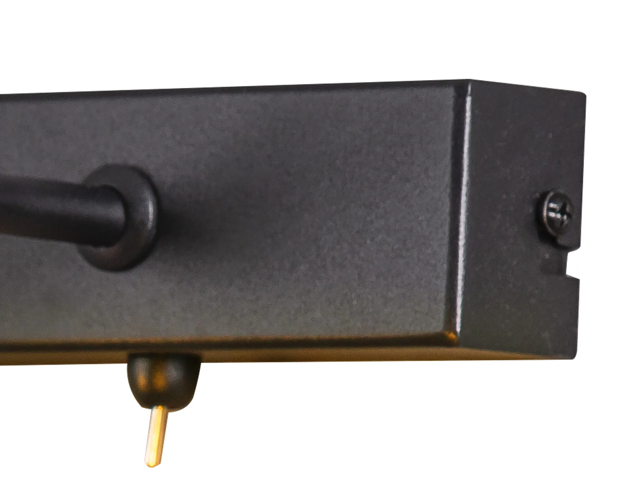 Abacus Wall/Picture Light 35cm Switched 2 Light Satin Black D0636  Deco Abacus Satin Black